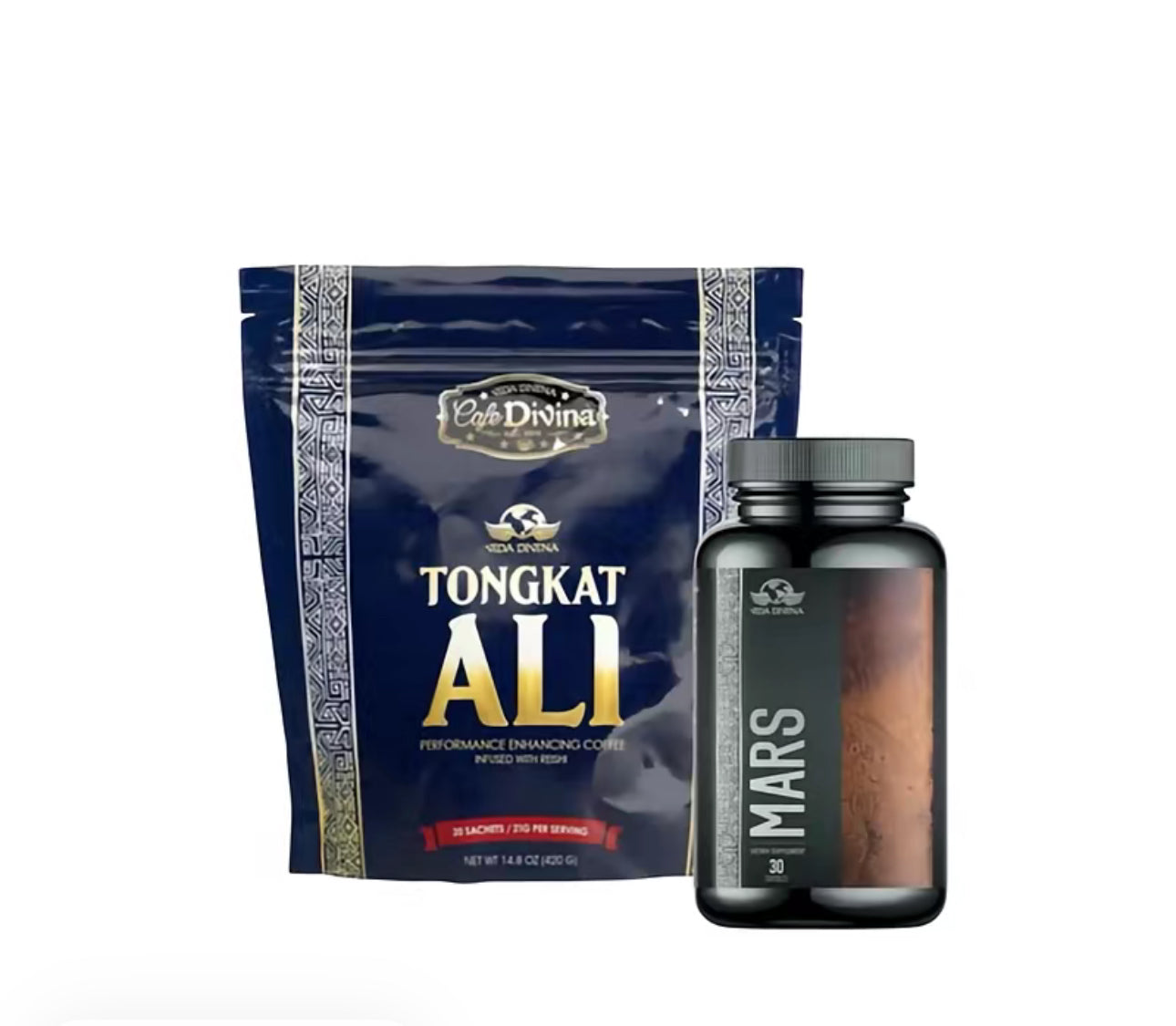 Combo Vitalidad Masculina – Tongkat Ali + Mars | Vida Divina