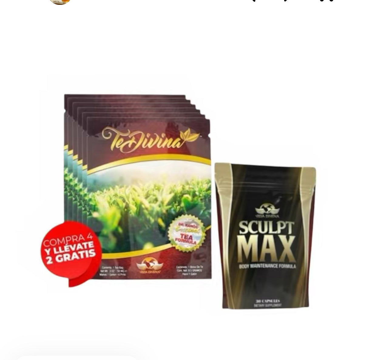 Combo Detox & Balance – Té Divina + Sculpt Max | Vida Divina