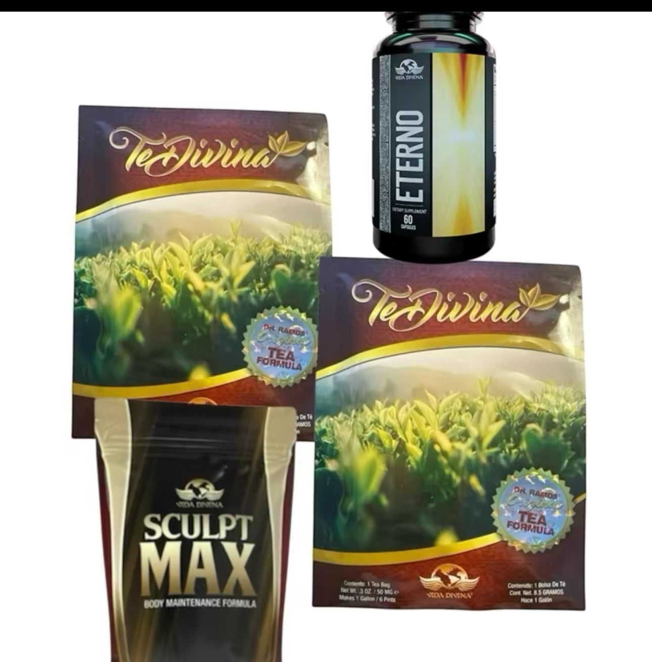 Combo Bienestar Total – Té Divina + Sculpt Max + Eterno | Vida Divina